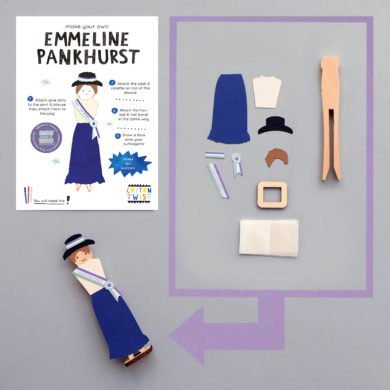 Emmeline Pankhurst Peg Doll